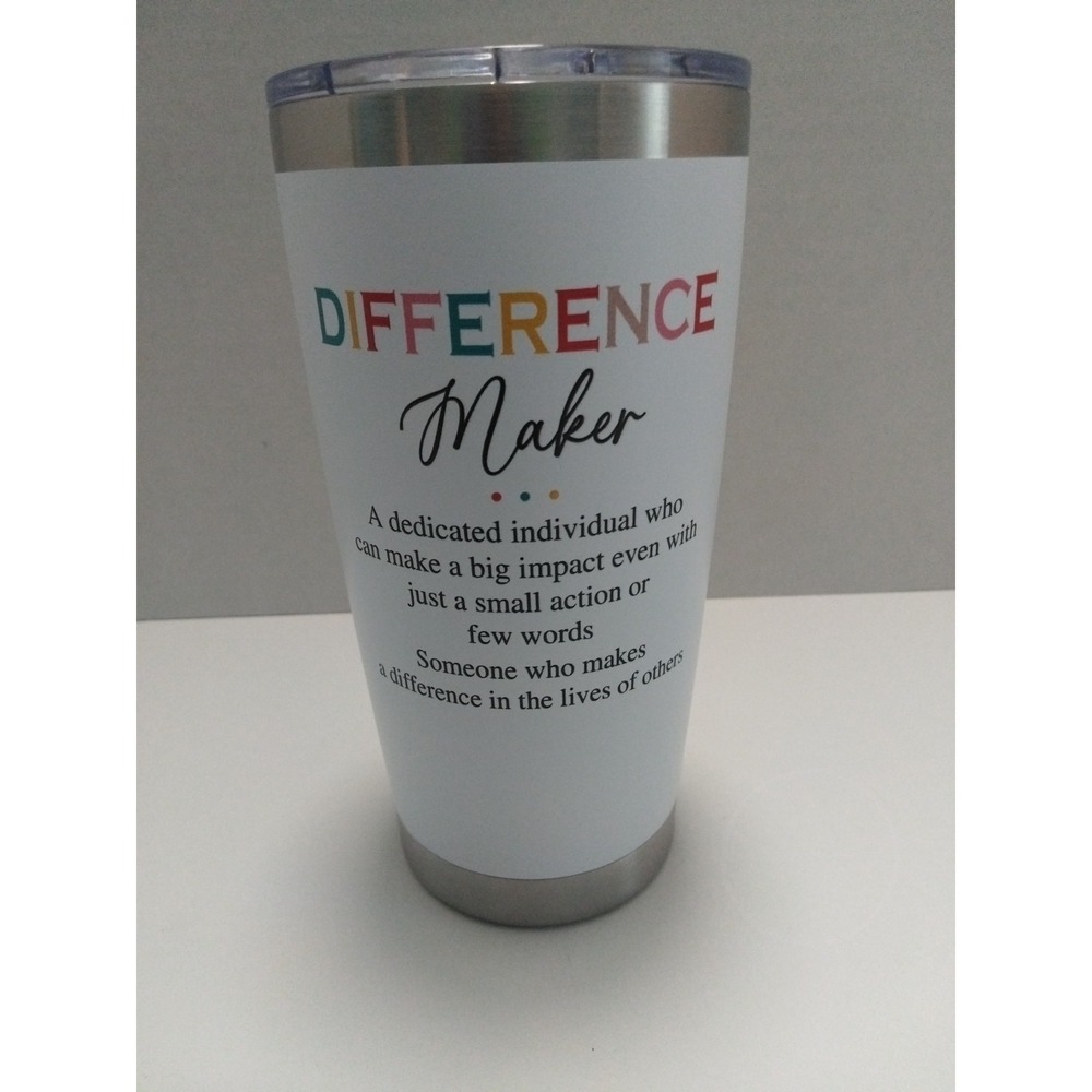 20 oz Stainless Steel Travel Mug New In Box The Definition Of A Difference Maker